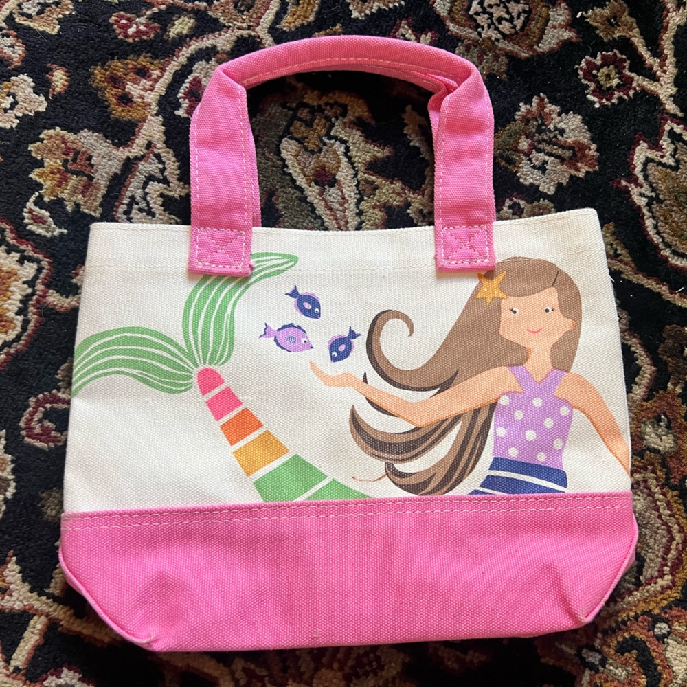Pottery Barn Kids Brunette Boho Mermaid Tote